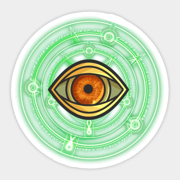 agamotto´s eye Sticker by Javibuart